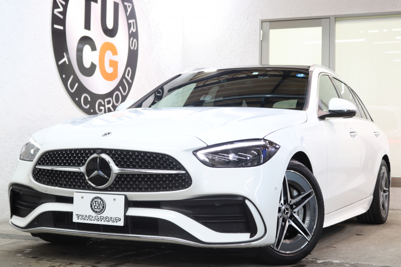 メルセデスベンツ Cクラス C200ｽﾃｰｼｮﾝﾜｺﾞﾝ AVG AMGﾗｲﾝ ﾚｻﾞｰｴｸｽｸﾙｰｼﾌﾞ&ﾍﾞｰｼｯｸ&ﾚｰﾀﾞｰｾｰﾌﾃｨPKG　ISG搭載 ｷｰﾚｽｺﾞｰ 茶/黒本革 ﾊﾟﾉﾗﾏSR ﾍｯﾄﾞｱｯﾌﾟD MBUXﾅﾋﾞTV ｽﾏﾎ連携 360ｶﾒﾗ PTS LEDﾗｲﾄ 自動Rｹﾞｰﾄ AMGｴｱﾛ&18AW ﾜｲﾔﾚｽ充電 9AT　2年保証