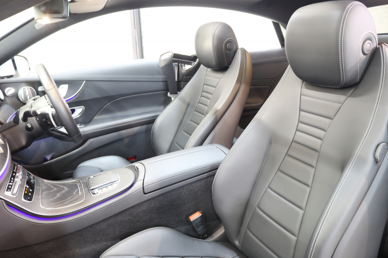 メルセデスベンツ Eクラス E200ｸｰﾍﾟ ｽﾎﾟｰﾂ ﾚｻﾞｰ&ﾚｰﾀﾞｰｾｰﾌﾃｨPKG　BSG搭載 後期 1ｵｰﾅｰ ｷｰﾚｽｺﾞｰ 黒本革 ﾊﾟﾉﾗﾏSR ﾍｯﾄﾞｱｯﾌﾟD MBUXﾅﾋﾞTV ｽﾏﾎ連携 ﾌﾞﾙﾒｽﾀｰ 360ｶﾒﾗ PTS LEDﾗｲﾄ AMGｴｱﾛ&19AW ﾀﾞｲﾅﾐｯｸS 9AT　2年保証