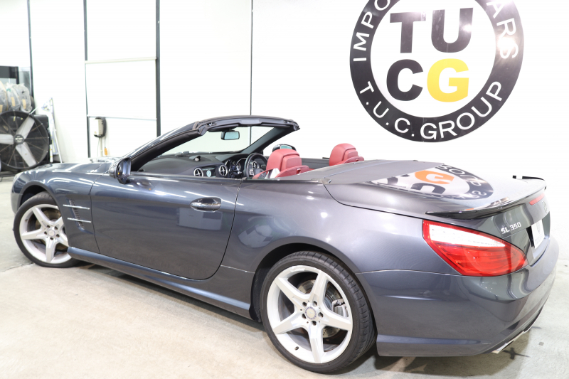 メルセデスベンツ SLクラス SL350 AMGｽﾎﾟｰﾂ&ﾚｰﾀﾞｰｾｰﾌﾃｨPKG　ｷｰﾚｽｺﾞｰ 赤本革 ｴｱｽｶｰﾌ ﾏｼﾞｯｸｽｶｲR HDDﾅﾋﾞTV BT音楽 ﾊﾞｯｸｶﾒﾗ PTS ｷｾﾉﾝ ﾊﾝｽﾞﾌﾘｰA AMGｴｱﾛ&19AW 7AT 希少色ﾃﾉﾗｲﾄｸﾞﾚｰ　2年保証