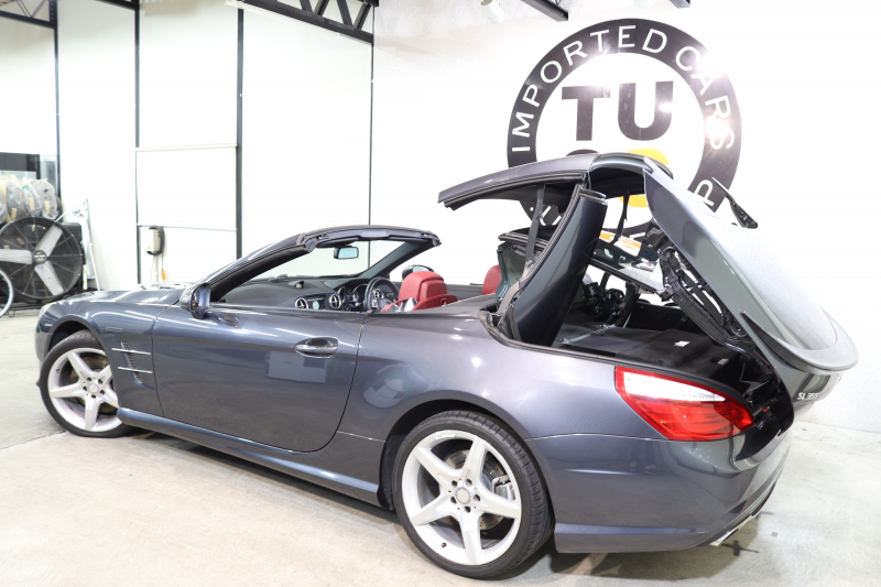 メルセデスベンツ SLクラス SL350 AMGｽﾎﾟｰﾂ&ﾚｰﾀﾞｰｾｰﾌﾃｨPKG　ｷｰﾚｽｺﾞｰ 赤本革 ｴｱｽｶｰﾌ ﾏｼﾞｯｸｽｶｲR HDDﾅﾋﾞTV BT音楽 ﾊﾞｯｸｶﾒﾗ PTS ｷｾﾉﾝ ﾊﾝｽﾞﾌﾘｰA AMGｴｱﾛ&19AW 7AT 希少色ﾃﾉﾗｲﾄｸﾞﾚｰ　2年保証