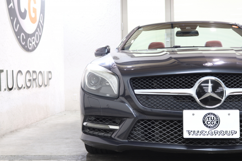 メルセデスベンツ SLクラス SL350 AMGｽﾎﾟｰﾂ&ﾚｰﾀﾞｰｾｰﾌﾃｨPKG　ｷｰﾚｽｺﾞｰ 赤本革 ｴｱｽｶｰﾌ ﾏｼﾞｯｸｽｶｲR HDDﾅﾋﾞTV BT音楽 ﾊﾞｯｸｶﾒﾗ PTS ｷｾﾉﾝ ﾊﾝｽﾞﾌﾘｰA AMGｴｱﾛ&19AW 7AT 希少色ﾃﾉﾗｲﾄｸﾞﾚｰ　2年保証