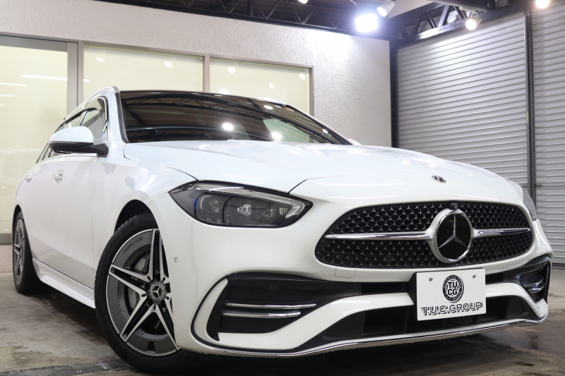 メルセデスベンツ Cクラス C200ｽﾃｰｼｮﾝﾜｺﾞﾝ AVG AMGﾗｲﾝ ﾚｻﾞｰｴｸｽｸﾙｰｼﾌﾞ&ﾍﾞｰｼｯｸ&ﾚｰﾀﾞｰｾｰﾌﾃｨPKG　ISG搭載 ｷｰﾚｽｺﾞｰ 赤/黒本革 ﾊﾟﾉﾗﾏSR ﾍｯﾄﾞｱｯﾌﾟD MBUXﾅﾋﾞTV&ARﾅﾋﾞ ｽﾏﾎ連携 360ｶﾒﾗ PTS LEDﾗｲﾄ 自動Rｹﾞｰﾄ AMGｴｱﾛ&18AW 9AT　2年保証