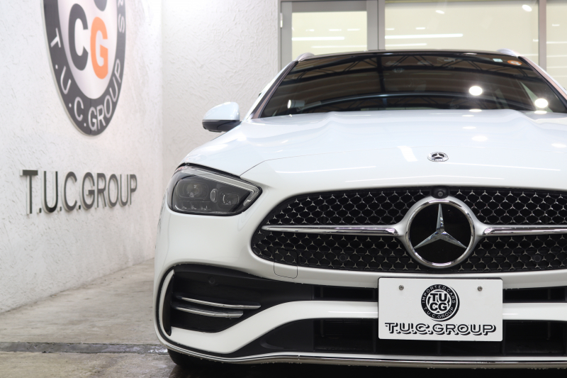 メルセデスベンツ Cクラス C200ｽﾃｰｼｮﾝﾜｺﾞﾝ AVG AMGﾗｲﾝ ﾚｻﾞｰｴｸｽｸﾙｰｼﾌﾞ&ﾍﾞｰｼｯｸ&ﾚｰﾀﾞｰｾｰﾌﾃｨPKG　ISG搭載 ｷｰﾚｽｺﾞｰ 赤/黒本革 ﾊﾟﾉﾗﾏSR ﾍｯﾄﾞｱｯﾌﾟD MBUXﾅﾋﾞTV&ARﾅﾋﾞ ｽﾏﾎ連携 360ｶﾒﾗ PTS LEDﾗｲﾄ 自動Rｹﾞｰﾄ AMGｴｱﾛ&18AW 9AT　2年保証