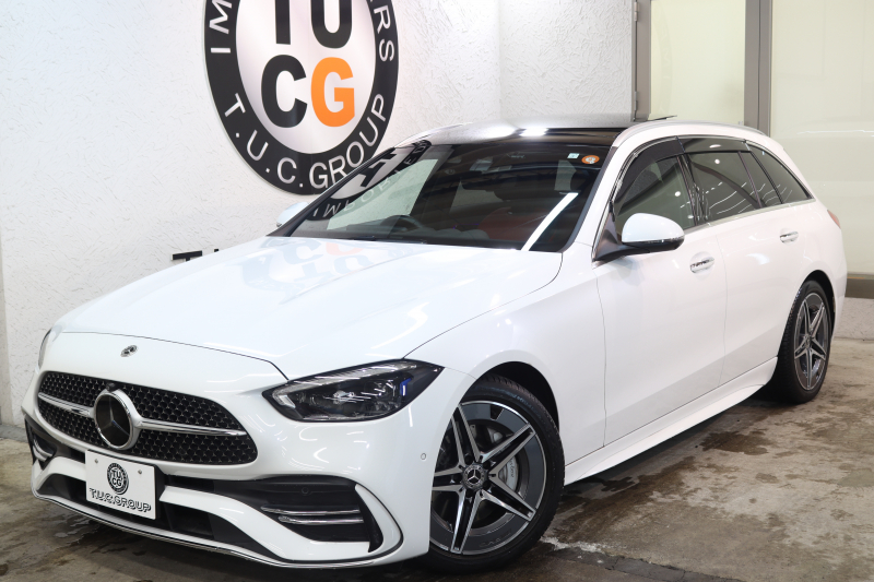 メルセデスベンツ Cクラス C200ｽﾃｰｼｮﾝﾜｺﾞﾝ AVG AMGﾗｲﾝ ﾚｻﾞｰｴｸｽｸﾙｰｼﾌﾞ&ﾍﾞｰｼｯｸ&ﾚｰﾀﾞｰｾｰﾌﾃｨPKG　ISG搭載 ｷｰﾚｽｺﾞｰ 赤/黒本革 ﾊﾟﾉﾗﾏSR ﾍｯﾄﾞｱｯﾌﾟD MBUXﾅﾋﾞTV&ARﾅﾋﾞ ｽﾏﾎ連携 360ｶﾒﾗ PTS LEDﾗｲﾄ 自動Rｹﾞｰﾄ AMGｴｱﾛ&18AW 9AT　2年保証