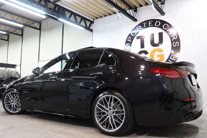 AMG Cクラス C43 4MATIC AMGﾅｲﾄ&ﾚｰﾀﾞｰｾｰﾌﾃｨPKG　BSG搭載 MEｺﾈｸﾄ ｷｰﾚｽｺﾞｰ 黒本革 ﾍﾞﾝﾁﾚｰﾀｰ ﾊﾟﾉﾗﾏSR ﾍｯﾄﾞｱｯﾌﾟD MBUXﾅﾋﾞTV&ARﾅﾋﾞ ｽﾏﾎ連携 ﾌﾞﾙﾒｽﾀｰ 360ｶﾒﾗ PTS LEDﾗｲﾄ 自動ﾄﾗﾝｸ AMG専用装備&ﾁｭｰﾆﾝｸﾞ ﾘｱｱｸｽﾙｽﾃｱ 9AT　2年保証