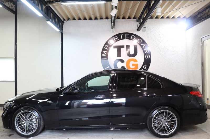 AMG Cクラス C43 4MATIC AMGﾅｲﾄ&ﾚｰﾀﾞｰｾｰﾌﾃｨPKG　BSG搭載 MEｺﾈｸﾄ ｷｰﾚｽｺﾞｰ 黒本革 ﾍﾞﾝﾁﾚｰﾀｰ ﾊﾟﾉﾗﾏSR ﾍｯﾄﾞｱｯﾌﾟD MBUXﾅﾋﾞTV&ARﾅﾋﾞ ｽﾏﾎ連携 ﾌﾞﾙﾒｽﾀｰ 360ｶﾒﾗ PTS LEDﾗｲﾄ 自動ﾄﾗﾝｸ AMG専用装備&ﾁｭｰﾆﾝｸﾞ ﾘｱｱｸｽﾙｽﾃｱ 9AT　2年保証