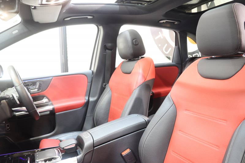 メルセデスベンツ Bクラス B200d AMGﾗｲﾝ AMGﾚｻﾞｰｴｸｽｸﾙｰｼﾌﾞ&ｱﾄﾞﾊﾞﾝｽﾄﾞ&ﾅﾋﾞｹﾞｰｼｮﾝ&ﾚｰﾀﾞｰｾｰﾌﾃｨPKG　1ｵｰﾅｰ ｷｰﾚｽｺﾞｰ 赤/黒本革 ﾊﾟﾉﾗﾏSR HUD MBUXﾅﾋﾞTV BT音楽 360ｶﾒﾗ PTS LEDﾗｲﾄ 自動Rｹﾞｰﾄ AMGｴｱﾛ&18AW ﾜｲﾔﾚｽ充電 8AT 希少色ﾏｳﾝﾃﾝｸﾞﾚｰ　2年保証