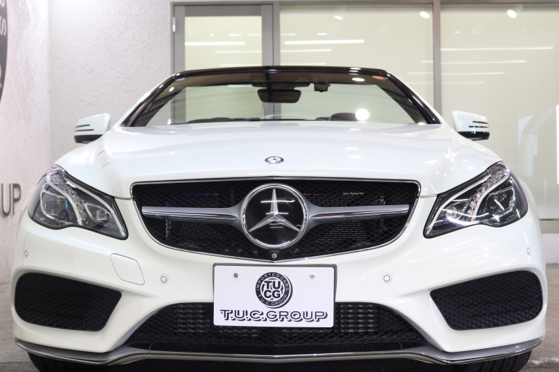 メルセデスベンツ Eクラス E250ｶﾌﾞﾘｵﾚ AMGｽﾎﾟｰﾂ&ﾚｰﾀﾞｰｾｰﾌﾃｨPKG　後期 ｷｰﾚｽｺﾞｰ 茶本革 ｴｱｽｶｰﾌ HDDﾅﾋﾞTV&ｷｬﾝｾﾗｰ BT音楽 360ｶﾒﾗ PTS LEDﾗｲﾄ AMGｴｱﾛ&18AW ｴｱｷｬｯﾌﾟ ﾄﾞﾗﾌﾄｽﾄｯﾌﾟ 茶幌 7AT　2年保証