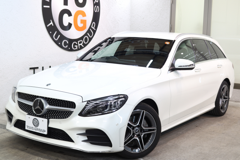 メルセデスベンツ Cクラス C200ｽﾃｰｼｮﾝﾜｺﾞﾝ AVG AMGﾗｲﾝ ﾚｰﾀﾞｰｾｰﾌﾃｨPKG　BSG搭載 後期 ｷｰﾚｽｺﾞｰ 黒革 HDDﾅﾋﾞTV ｽﾏﾎ連携 ﾊﾞｯｸｶﾒﾗ PTS LEDﾗｲﾄ 自動Rｹﾞｰﾄ AMGｴｱﾛ&18AW ﾀﾞｲﾅﾐｯｸS ｴｱｻｽ 9AT　2年保証