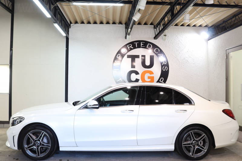 メルセデスベンツ Cクラス C200 4MATIC AVG AMGﾗｲﾝ ﾚｰﾀﾞｰｾｰﾌﾃｨPKG　BSG搭載 後期 ｷｰﾚｽｺﾞｰ 黒革 HDDﾅﾋﾞTV ｽﾏﾎ連携 ﾊﾞｯｸｶﾒﾗ PTS LEDﾗｲﾄ AMGｴｱﾛ&18AW ﾀﾞｲﾅﾐｯｸS ｴｱｻｽ 9AT　2年保証