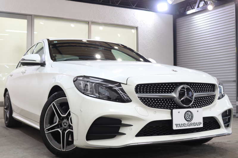 メルセデスベンツ Cクラス C200 AVG AMGﾗｲﾝ ﾚｻﾞｰｴｸｽｸﾙｰｼﾌﾞ&ﾚｰﾀﾞｰｾｰﾌﾃｨPKG　BSG搭載 後期 ｷｰﾚｽｺﾞｰ 黒本革 ﾍｯﾄﾞｱｯﾌﾟD HDDﾅﾋﾞTV ｽﾏﾎ連携 ﾌﾞﾙﾒｽﾀｰ ﾊﾞｯｸｶﾒﾗ PTS LEDﾗｲﾄ ﾊﾝｽﾞﾌﾘｰA AMGｴｱﾛ&18AW ﾀﾞｲﾅﾐｯｸS ｴｱｻｽ 9AT　2年保証