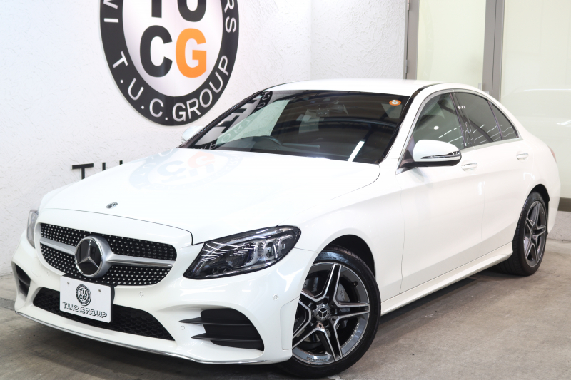 メルセデスベンツ Cクラス C200 AVG AMGﾗｲﾝ ﾚｻﾞｰｴｸｽｸﾙｰｼﾌﾞ&ﾚｰﾀﾞｰｾｰﾌﾃｨPKG　BSG搭載 後期 ｷｰﾚｽｺﾞｰ 黒本革 ﾍｯﾄﾞｱｯﾌﾟD HDDﾅﾋﾞTV ｽﾏﾎ連携 ﾌﾞﾙﾒｽﾀｰ ﾊﾞｯｸｶﾒﾗ PTS LEDﾗｲﾄ ﾊﾝｽﾞﾌﾘｰA AMGｴｱﾛ&18AW ﾀﾞｲﾅﾐｯｸS ｴｱｻｽ 9AT　2年保証