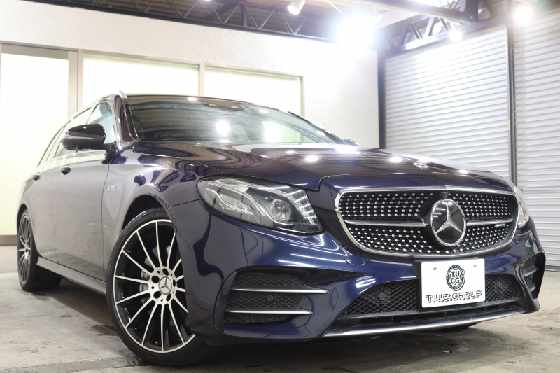 AMG Eクラス E43 4MATIC ｽﾃｰｼｮﾝﾜｺﾞﾝ ｴｸｽｸﾙｰｼﾌﾞ&ﾚｰﾀﾞｰｾｰﾌﾃｨPKG　ｷｰﾚｽｺﾞｰ 黒本革 ﾍﾞﾝﾁﾚｰﾀｰ ﾊﾟﾉﾗﾏSR ﾍｯﾄﾞｱｯﾌﾟD HDDﾅﾋﾞTV ｽﾏﾎ連携 ﾌﾞﾙﾒｽﾀｰ 360ｶﾒﾗ PTS LEDﾗｲﾄ ﾊﾝｽﾞﾌﾘｰA AMG専用装備&ﾁｭｰﾆﾝｸﾞ 9AT 希少色ｶﾊﾞﾝｻｲﾄﾌﾞﾙｰ　2年保証