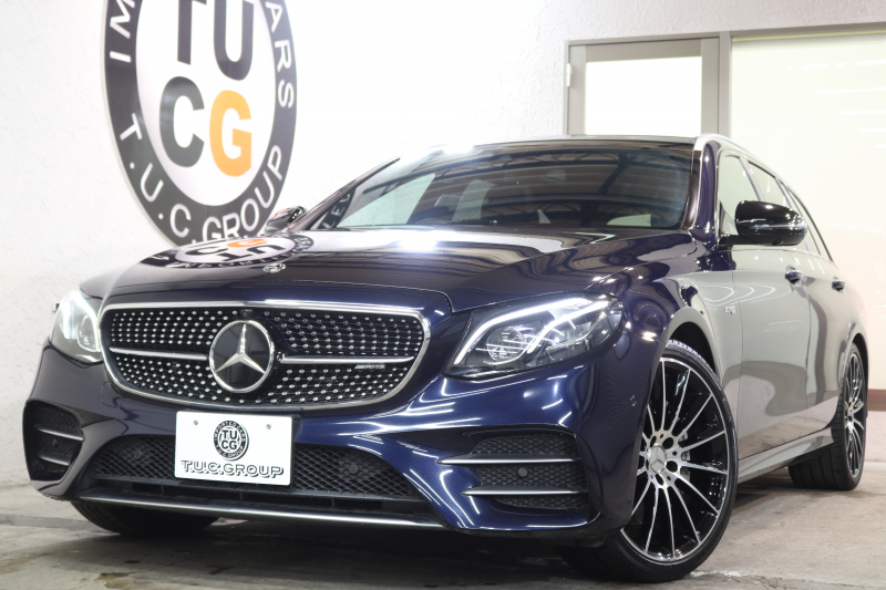 AMG Eクラス E43 4MATIC ｽﾃｰｼｮﾝﾜｺﾞﾝ ｴｸｽｸﾙｰｼﾌﾞ&ﾚｰﾀﾞｰｾｰﾌﾃｨPKG　ｷｰﾚｽｺﾞｰ 黒本革 ﾍﾞﾝﾁﾚｰﾀｰ ﾊﾟﾉﾗﾏSR ﾍｯﾄﾞｱｯﾌﾟD HDDﾅﾋﾞTV ｽﾏﾎ連携 ﾌﾞﾙﾒｽﾀｰ 360ｶﾒﾗ PTS LEDﾗｲﾄ ﾊﾝｽﾞﾌﾘｰA AMG専用装備&ﾁｭｰﾆﾝｸﾞ 9AT 希少色ｶﾊﾞﾝｻｲﾄﾌﾞﾙｰ　2年保証