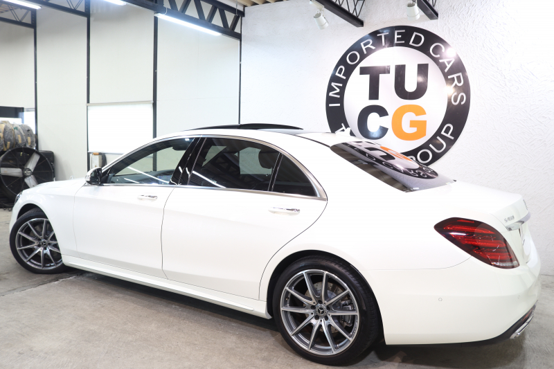 メルセデスベンツ Sクラス S450ﾛﾝｸﾞ AMGﾗｲﾝ+ ﾚｰﾀﾞｰｾｰﾌﾃｨPKG　ISG搭載 後期 ｷｰﾚｽｺﾞｰ 黒本革 ﾍﾞﾝﾁﾚｰﾀｰ ﾊﾟﾉﾗﾏSR ﾍｯﾄﾞｱｯﾌﾟD HDDﾅﾋﾞTV ｽﾏﾎ連携 ﾌﾞﾙﾒｽﾀｰ 360ｶﾒﾗ PTS LEDﾗｲﾄ ﾊﾝｽﾞﾌﾘｰA AMGｴｱﾛ&20AW ｸﾛｰｼﾞﾝｸﾞSP ｴｱｻｽ 9AT　2年保証