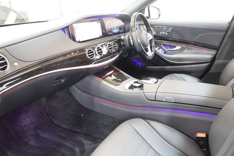 メルセデスベンツ Sクラス S450ﾛﾝｸﾞ AMGﾗｲﾝ+ ﾚｰﾀﾞｰｾｰﾌﾃｨPKG　ISG搭載 後期 ｷｰﾚｽｺﾞｰ 黒本革 ﾍﾞﾝﾁﾚｰﾀｰ ﾊﾟﾉﾗﾏSR ﾍｯﾄﾞｱｯﾌﾟD HDDﾅﾋﾞTV ｽﾏﾎ連携 ﾌﾞﾙﾒｽﾀｰ 360ｶﾒﾗ PTS LEDﾗｲﾄ ﾊﾝｽﾞﾌﾘｰA AMGｴｱﾛ&20AW ｸﾛｰｼﾞﾝｸﾞSP ｴｱｻｽ 9AT　2年保証