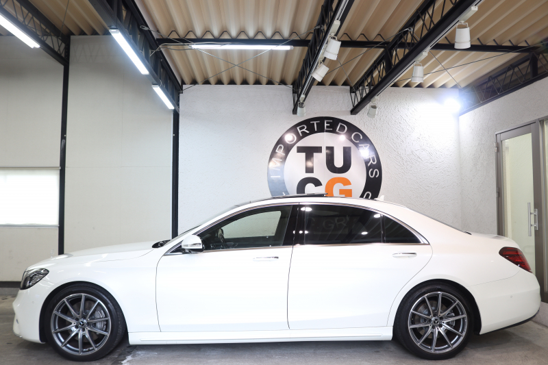 メルセデスベンツ Sクラス S450ﾛﾝｸﾞ AMGﾗｲﾝ+ ﾚｰﾀﾞｰｾｰﾌﾃｨPKG　ISG搭載 後期 ｷｰﾚｽｺﾞｰ 黒本革 ﾍﾞﾝﾁﾚｰﾀｰ ﾊﾟﾉﾗﾏSR ﾍｯﾄﾞｱｯﾌﾟD HDDﾅﾋﾞTV ｽﾏﾎ連携 ﾌﾞﾙﾒｽﾀｰ 360ｶﾒﾗ PTS LEDﾗｲﾄ ﾊﾝｽﾞﾌﾘｰA AMGｴｱﾛ&20AW ｸﾛｰｼﾞﾝｸﾞSP ｴｱｻｽ 9AT　2年保証