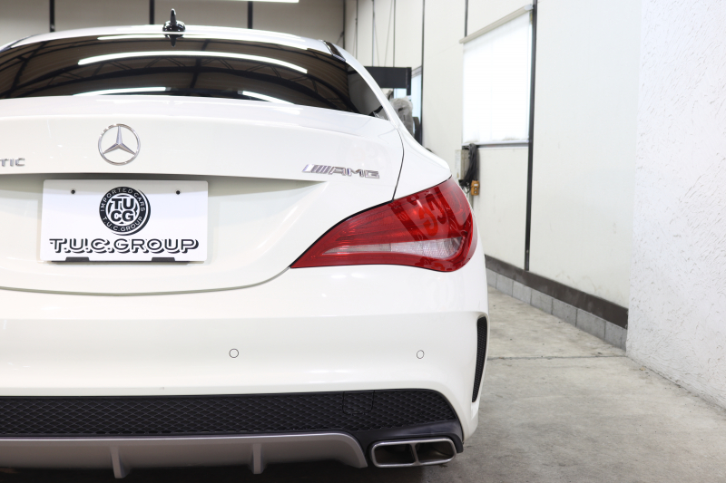 AMG CLAクラス CLA45 4MATIC ｱﾄﾞﾊﾞﾝｽﾄﾞ&ﾚｰﾀﾞｰｾｰﾌﾃｨPKG　1ｵｰﾅｰ 黒本革 HDDﾅﾋﾞTV BT音楽 harman/kardon ﾊﾞｯｸｶﾒﾗ PTS ｷｾﾉﾝ AMG専用装備&ﾁｭｰﾆﾝｸﾞ 7AT　2年保証