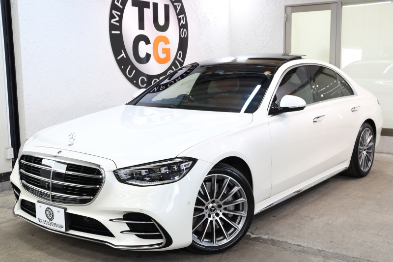 メルセデスベンツ Sクラス S500 4MATIC AMGﾗｲﾝ ﾚｻﾞｰｴｸｽｸﾙｰｼﾌﾞ&ﾚｰﾀﾞｰｾｰﾌﾃｨPKG　ISG搭載 ｷｰﾚｽｺﾞｰ 茶本革 ﾍﾞﾝﾁﾚｰﾀｰ ﾊﾟﾉﾗﾏSR ﾍｯﾄﾞｱｯﾌﾟD MBUXﾅﾋﾞTV ｽﾏﾎ連携 ﾌﾞﾙﾒｽﾀｰ 360ｶﾒﾗ PTS LEDﾗｲﾄ ﾊﾝｽﾞﾌﾘｰA AMGｴｱﾛ&20AW ﾜｲﾔﾚｽ充電 9AT　2年保証