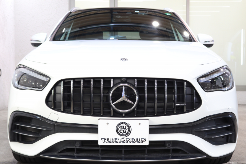 AMG GLA GLA45S 4MATIC+ ｱﾄﾞﾊﾞﾝｽﾄﾞ&ﾚｰﾀﾞｰｾｰﾌﾃｨPKG　現行 ｷｰﾚｽｺﾞｰ 灰/黒本革 ﾊﾟﾉﾗﾏSR ﾍｯﾄﾞｱｯﾌﾟD MBUXﾅﾋﾞTV BT音楽 ﾌﾞﾙﾒｽﾀｰ 360ｶﾒﾗ PTS LEDﾗｲﾄ ﾊﾝｽﾞﾌﾘｰA AMG専用装備&ﾁｭｰﾆﾝｸﾞ 8AT　2年保証