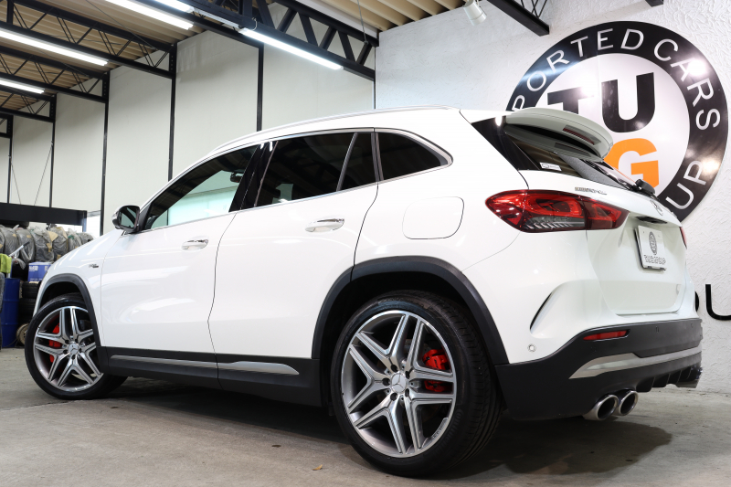 AMG GLA GLA45S 4MATIC+ ｱﾄﾞﾊﾞﾝｽﾄﾞ&ﾚｰﾀﾞｰｾｰﾌﾃｨPKG　現行 ｷｰﾚｽｺﾞｰ 灰/黒本革 ﾊﾟﾉﾗﾏSR ﾍｯﾄﾞｱｯﾌﾟD MBUXﾅﾋﾞTV BT音楽 ﾌﾞﾙﾒｽﾀｰ 360ｶﾒﾗ PTS LEDﾗｲﾄ ﾊﾝｽﾞﾌﾘｰA AMG専用装備&ﾁｭｰﾆﾝｸﾞ 8AT　2年保証