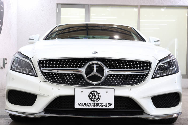 メルセデスベンツ CLS CLS220d AMGﾗｲﾝ ﾚｰﾀﾞｰｾｰﾌﾃｨPKG　後期 ｷｰﾚｽｺﾞｰ 黒本革 全席ﾋｰﾀｰ ｻﾝﾙｰﾌ HDDﾅﾋﾞTV ｽﾏﾎ連携 360ｶﾒﾗ PTS LEDﾗｲﾄ 自動ﾄﾗﾝｸ AMGｴｱﾛ&19AW ｴｱｻｽ 7AT　2年保証