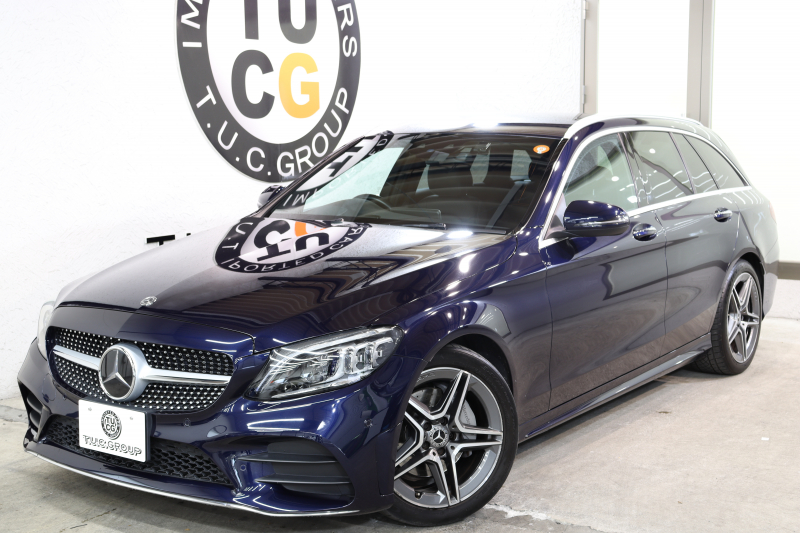メルセデスベンツ Cクラス C220dｽﾃｰｼｮﾝﾜｺﾞﾝ AVG AMGﾗｲﾝ ﾚｻﾞｰｴｸｽｸﾙｰｼﾌﾞ&ﾚｰﾀﾞｰｾｰﾌﾃｨPKG　後期 ｷｰﾚｽｺﾞｰ 黒本革 ﾍｯﾄﾞｱｯﾌﾟD HDDﾅﾋﾞTV ｽﾏﾎ連携 ﾌﾞﾙﾒｽﾀｰ ﾊﾞｯｸｶﾒﾗ PTS LEDﾗｲﾄ ﾊﾝｽﾞﾌﾘｰA AMGｴｱﾛ&18AW ｴｱｻｽ 9AT 希少色ｶﾊﾞﾝｻｲﾄﾌﾞﾙｰ　2年保証