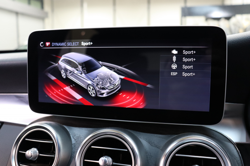 メルセデスベンツ Cクラス C220dｽﾃｰｼｮﾝﾜｺﾞﾝ AVG AMGﾗｲﾝ ﾚｻﾞｰｴｸｽｸﾙｰｼﾌﾞ&ﾚｰﾀﾞｰｾｰﾌﾃｨPKG　後期 ｷｰﾚｽｺﾞｰ 黒本革 ﾍｯﾄﾞｱｯﾌﾟD HDDﾅﾋﾞTV ｽﾏﾎ連携 ﾌﾞﾙﾒｽﾀｰ ﾊﾞｯｸｶﾒﾗ PTS LEDﾗｲﾄ ﾊﾝｽﾞﾌﾘｰA AMGｴｱﾛ&18AW ｴｱｻｽ 9AT 希少色ｶﾊﾞﾝｻｲﾄﾌﾞﾙｰ　2年保証