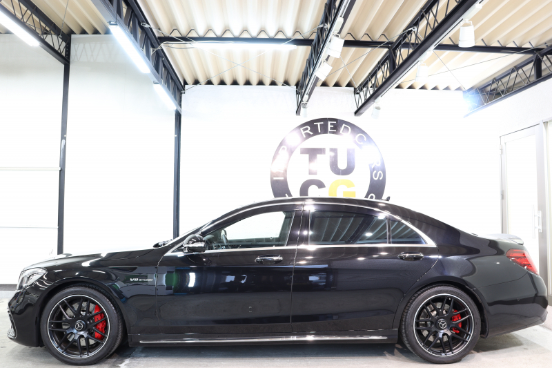 AMG Sクラス S63ﾛﾝｸﾞ ﾚｰﾀﾞｰｾｰﾌﾃｨPKG　後期 ｷｰﾚｽｺﾞｰ 黒本革 ﾍﾞﾝﾁﾚｰﾀｰ ﾊﾟﾉﾗﾏSR ﾍｯﾄﾞｱｯﾌﾟD HDDﾅﾋﾞTV ｽﾏﾎ連携 ﾌﾞﾙﾒｽﾀｰ 360ｶﾒﾗ PTS LEDﾗｲﾄ ﾊﾝｽﾞﾌﾘｰA ｸﾛｰｼﾞﾝｸﾞSP AMG専用装備&ﾁｭｰﾆﾝｸﾞ ｴｱｻｽ 9AT　2年保証