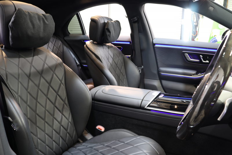 メルセデスベンツ Sクラス S500 4MATIC AMGﾗｲﾝ ﾚｻﾞｰｴｸｽｸﾙｰｼﾌﾞ&ﾍﾞｰｼｯｸ&ﾚｰﾀﾞｰｾｰﾌﾃｨPKG　ISG搭載 1ｵｰﾅｰ ｷｰﾚｽｺﾞｰ 黒本革 ﾍﾞﾝﾁﾚｰﾀｰ ﾊﾟﾉﾗﾏSR ﾍｯﾄﾞｱｯﾌﾟD MBUXﾅﾋﾞTV ｽﾏﾎ連携 ﾌﾞﾙﾒｽﾀｰ 360ｶﾒﾗ PTS LEDﾗｲﾄ ﾊﾝｽﾞﾌﾘｰA AMGｴｱﾛ&20AW ﾜｲﾔﾚｽ充電 9AT　2年保証