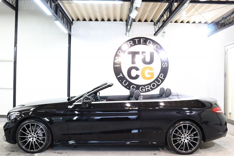 メルセデスベンツ Cクラス C180ｶﾌﾞﾘｵﾚ ｽﾎﾟｰﾂ ﾚｻﾞｰｴｸｽｸﾙｰｼﾌﾞ&ﾚｰﾀﾞｰｾｰﾌﾃｨPKG　後期最終型 1ｵｰﾅｰ ｷｰﾚｽｺﾞｰ 黒本革 ｴｱｽｶｰﾌ ﾍｯﾄﾞｱｯﾌﾟD HDDﾅﾋﾞTV ｽﾏﾎ連携 ﾊﾞｯｸｶﾒﾗ PTS LEDﾗｲﾄ AMGｴｱﾛ&19AW ｴｱｷｬｯﾌﾟ ﾄﾞﾗﾌﾄｽﾄｯﾌﾟ黒幌 ｴｱｻｽ 9AT　2年保証