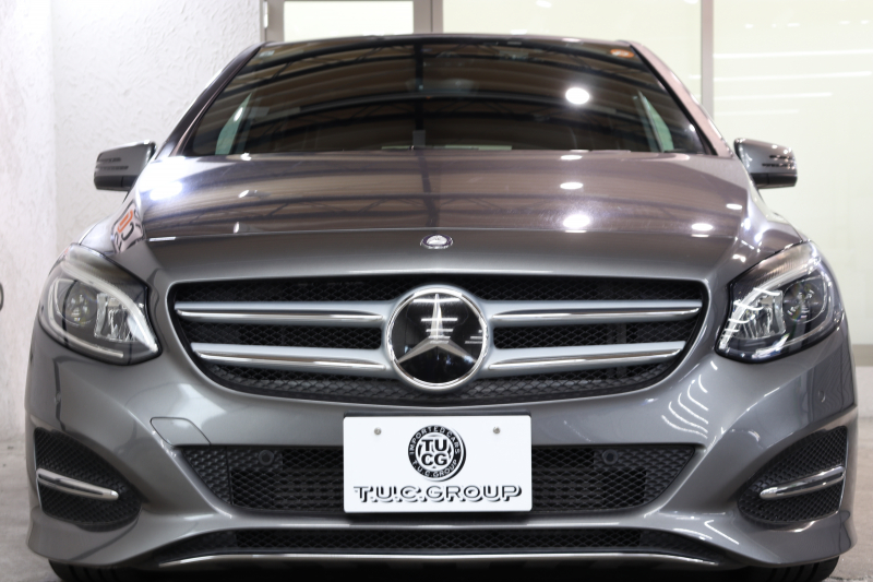 メルセデスベンツ Bクラス B180 ﾚｻﾞｰｴｸｽｸﾙｰｼﾌﾞ&ﾚｰﾀﾞｰｾｰﾌﾃｨPKG　後期 ｷｰﾚｽｺﾞｰ 黒本革 ｼｰﾄﾋｰﾀｰ HDDﾅﾋﾞ BT音楽 ﾊﾞｯｸｶﾒﾗ PTS LEDﾗｲﾄ EASY-BARIO-PLUS 純正16AW 7AT 希少色ﾏｳﾝﾃﾝｸﾞﾚｰ　2年保証