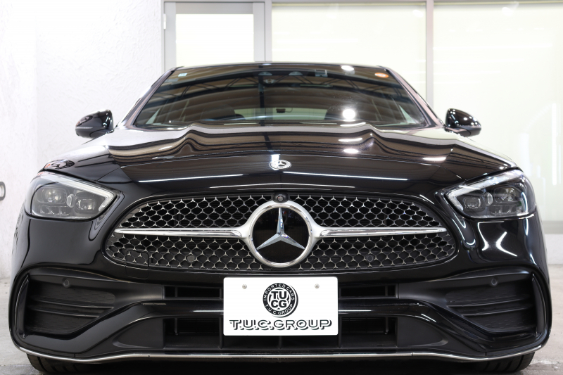 メルセデスベンツ Cクラス C200 4MATIC AVG AMGﾗｲﾝ ﾚｻﾞｰｴｸｽｸﾙｰｼﾌﾞ&ﾍﾞｰｼｯｸ&ﾚｰﾀﾞｰｾｰﾌﾃｨPKG　ISG搭載 ｷｰﾚｽｺﾞｰ 黒本革 ﾊﾟﾉﾗﾏSR ﾍｯﾄﾞｱｯﾌﾟD MBUXﾅﾋﾞTV&ARﾅﾋﾞ BT音楽 360ｶﾒﾗ PTS LEDﾗｲﾄ 自動ﾄﾗﾝｸ AMGｴｱﾛ&18AW ﾘｱｱｸｽﾙｽﾃｱﾘﾝｸﾞ 9AT　2年保証