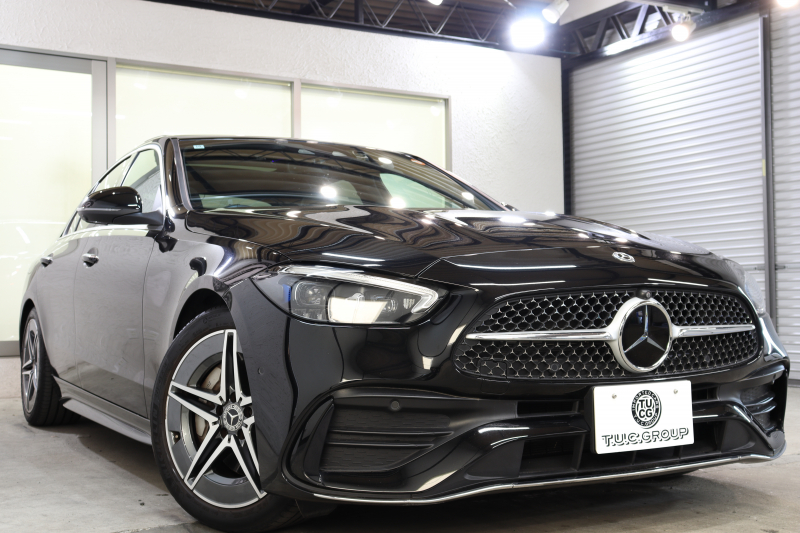 メルセデスベンツ Cクラス C200 4MATIC AVG AMGﾗｲﾝ ﾚｻﾞｰｴｸｽｸﾙｰｼﾌﾞ&ﾍﾞｰｼｯｸ&ﾚｰﾀﾞｰｾｰﾌﾃｨPKG　ISG搭載 ｷｰﾚｽｺﾞｰ 黒本革 ﾊﾟﾉﾗﾏSR ﾍｯﾄﾞｱｯﾌﾟD MBUXﾅﾋﾞTV&ARﾅﾋﾞ BT音楽 360ｶﾒﾗ PTS LEDﾗｲﾄ 自動ﾄﾗﾝｸ AMGｴｱﾛ&18AW ﾘｱｱｸｽﾙｽﾃｱﾘﾝｸﾞ 9AT　2年保証