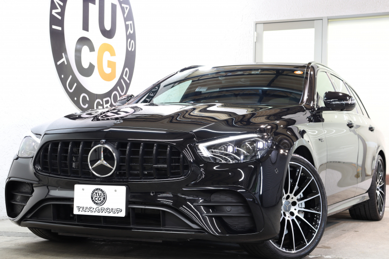 AMG Eクラス E53 4MATIC+ ｽﾃｰｼｮﾝﾜｺﾞﾝ ｴｸｽｸﾙｰｼﾌﾞ&ﾚｰﾀﾞｰｾｰﾌﾃｨPKG　ISG搭載 後期 ｷｰﾚｽｺﾞｰ  黒本革 ﾍﾞﾝﾁﾚｰﾀｰ ﾊﾟﾉﾗﾏSR HUD MBUXﾅﾋﾞTV&ARﾅﾋﾞ ｽﾏﾎ連携 ﾌﾞﾙﾒｽﾀｰ 360ｶﾒﾗ PTS LEDﾗｲﾄ 自動Rｹﾞｰﾄ AMG専用装備&ﾁｭｰﾆﾝｸﾞ ｸﾛｰｼﾞﾝｸﾞS 9AT　2年保証