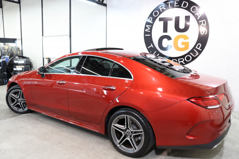 メルセデスベンツ CLS CLS220d ｽﾎﾟｰﾂ ｴｸｽｸﾙｰｼﾌﾞ&ﾚｰﾀﾞｰｾｰﾌﾃｨPKG　ｷｰﾚｽｺﾞｰ ﾍﾞｰｼﾞｭ本革 ﾍﾞﾝﾁﾚｰﾀｰ ｻﾝﾙｰﾌ ﾍｯﾄﾞｱｯﾌﾟD HDDﾅﾋﾞTV ｽﾏﾎ連携 ﾌﾞﾙﾒｽﾀｰ 360ｶﾒﾗ PTS LEDﾗｲﾄ ﾊﾝｽﾞﾌﾘｰA AMGｴｱﾛ&19AW ｴｱｻｽ ﾀﾞｲﾅﾐｯｸS 9AT 希少色ﾋﾔｼﾝｽﾚｯﾄﾞ　2年保証