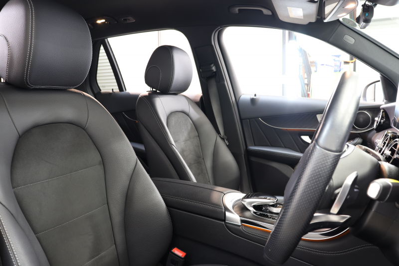 メルセデスベンツ GLC GLC250 4MATIC ｽﾎﾟｰﾂ ﾚｰﾀﾞｰｾｰﾌﾃｨPKG　ｷｰﾚｽｺﾞｰ ﾚｻﾞｰDINAMICAｼｰﾄ ﾍｯﾄﾞｱｯﾌﾟD HDDﾅﾋﾞTV BT音楽 360ｶﾒﾗ PTS LEDﾗｲﾄ ﾊﾝｽﾞﾌﾘｰA AMGｴｱﾛ&19AW ｴｱｻｽ ﾀﾞｲﾅﾐｯｸS 9AT　2年保証