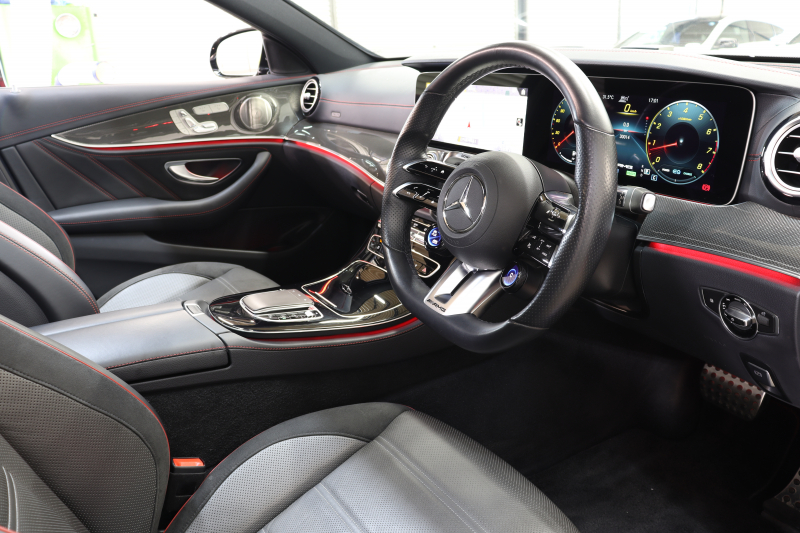 AMG Eクラス E53 4MATIC+ ｴｸｽｸﾙｰｼﾌﾞ&ﾚｰﾀﾞｰｾｰﾌﾃｨPKG　ISG搭載 後期 ｷｰﾚｽｺﾞｰ 黒本革 ﾍﾞﾝﾁﾚｰﾀｰ ﾊﾟﾉﾗﾏSR ﾍｯﾄﾞｱｯﾌﾟD MBUXﾅﾋﾞTV ｽﾏﾎ連携 ﾌﾞﾙﾒｽﾀｰ 360ｶﾒﾗ PTS LEDﾗｲﾄ 自動ﾄﾗﾝｸ AMG専用装備&ﾁｭｰﾆﾝｸﾞ 9AT　2年保証