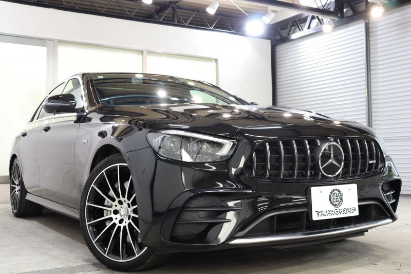 AMG Eクラス E53 4MATIC+ ｴｸｽｸﾙｰｼﾌﾞ&ﾚｰﾀﾞｰｾｰﾌﾃｨPKG　ISG搭載 後期 ｷｰﾚｽｺﾞｰ 黒本革 ﾍﾞﾝﾁﾚｰﾀｰ ﾊﾟﾉﾗﾏSR ﾍｯﾄﾞｱｯﾌﾟD MBUXﾅﾋﾞTV ｽﾏﾎ連携 ﾌﾞﾙﾒｽﾀｰ 360ｶﾒﾗ PTS LEDﾗｲﾄ 自動ﾄﾗﾝｸ AMG専用装備&ﾁｭｰﾆﾝｸﾞ 9AT　2年保証