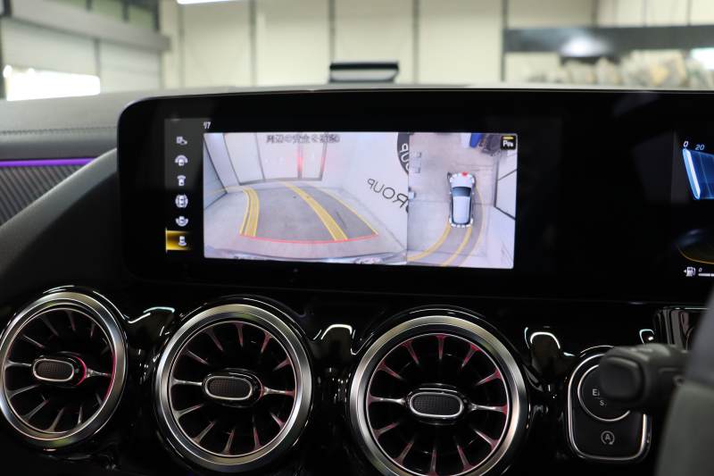 AMG GLA GLA45S 4MATIC+ ﾚｰﾀﾞｰｾｰﾌﾃｨPKG　現行 ｷｰﾚｽｺﾞｰ 灰/黒本革 ﾊﾟﾉﾗﾏSR MBUXﾅﾋﾞTV BT音楽 360ｶﾒﾗ PTS LEDﾗｲﾄ ﾊﾝｽﾞﾌﾘｰA AMG専用装備&ﾁｭｰﾆﾝｸﾞ ﾜｲﾔﾚｽ充電 8AT 希少色ﾏｳﾝﾃﾝｸﾞﾚｰ　2年保証