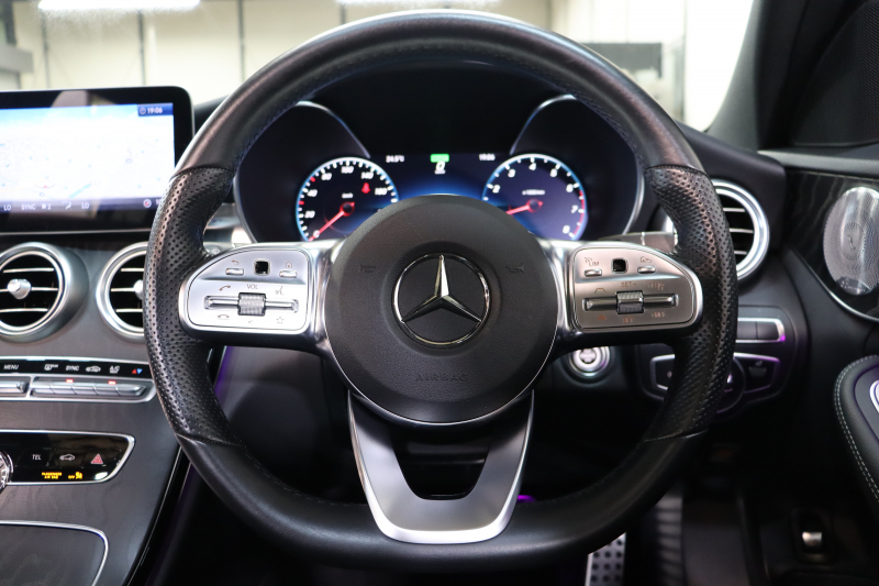 メルセデスベンツ Cクラス C200ｽﾃｰｼｮﾝﾜｺﾞﾝ AVG AMGﾗｲﾝ ﾚｻﾞｰｴｸｽｸﾙｰｼﾌﾞ&ﾚｰﾀﾞｰｾｰﾌﾃｨPKG　後期 BSG搭載 ｷｰﾚｽｺﾞｰ 黒本革 ﾊﾟﾉﾗﾏSR HUD 純正ﾅﾋﾞTV ｽﾏﾎ連携 ﾊﾞｯｸｶﾒﾗ PTS LEDﾗｲﾄ ﾊﾝｽﾞﾌﾘｰA AMGｴｱﾛ&18AW ﾀﾞｲﾅﾐｯｸｾﾚｸﾄ ｴｱｻｽ 9AT　2年保証