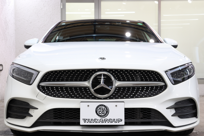 メルセデスベンツ Aクラス A180ｽﾀｲﾙ AMGﾗｲﾝ AMGﾚｻﾞｰｴｸｽｸﾙｰｼﾌﾞ&ｱﾄﾞﾊﾞﾝｽﾄﾞ&ﾅﾋﾞｹﾞｰｼｮﾝ&ﾚｰﾀﾞｰｾｰﾌﾃｨPKG　ｷｰﾚｽｺﾞｰ 灰/黒本革 ﾊﾟﾉﾗﾏSR ﾍｯﾄﾞｱｯﾌﾟD MBUXﾅﾋﾞTV BT音楽 ｱﾄﾞﾊﾞﾝｽﾄﾞｻｳﾝﾄﾞ 360ｶﾒﾗ PTS LEDﾗｲﾄ AMGｴｱﾛ&18AW ﾀﾞｲﾅﾐｯｸS　2年保証