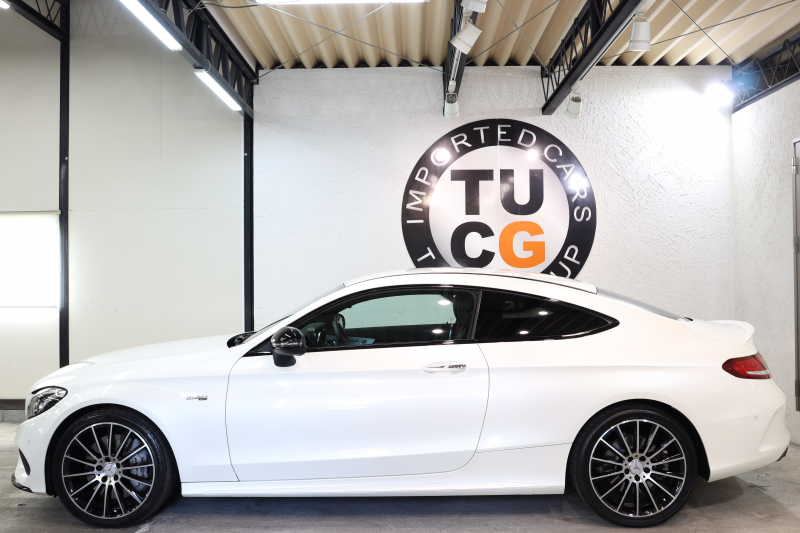 AMG Cクラス C43 4MATIC ｸｰﾍﾟ ﾚｰﾀﾞｰｾｰﾌﾃｨPKG　ｷｰﾚｽｺﾞｰ 黒本革 ﾍｯﾄﾞｱｯﾌﾟD HDDﾅﾋﾞTV BT音楽 ﾌﾞﾙﾒｽﾀｰ ﾊﾞｯｸｶﾒﾗ PTS LEDﾗｲﾄ ﾊﾝｽﾞﾌﾘｰA AMG専用装備&ﾁｭｰﾆﾝｸﾞﾀﾞｲﾅﾐｯｸｾﾚｸﾄ 9AT　2年保証