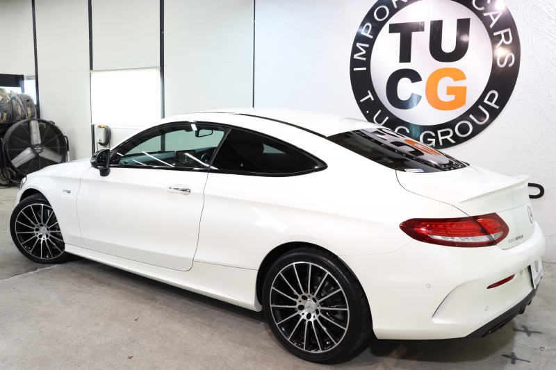 AMG Cクラス C43 4MATIC ｸｰﾍﾟ ﾚｰﾀﾞｰｾｰﾌﾃｨPKG　ｷｰﾚｽｺﾞｰ 黒本革 ﾍｯﾄﾞｱｯﾌﾟD HDDﾅﾋﾞTV BT音楽 ﾌﾞﾙﾒｽﾀｰ ﾊﾞｯｸｶﾒﾗ PTS LEDﾗｲﾄ ﾊﾝｽﾞﾌﾘｰA AMG専用装備&ﾁｭｰﾆﾝｸﾞﾀﾞｲﾅﾐｯｸｾﾚｸﾄ 9AT　2年保証