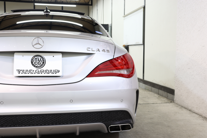 AMG CLAクラス CLA45 4MATIC ﾚｰﾀﾞｰｾｰﾌﾃｨPKG　中期 ｷｰﾚｽｺﾞｰ 黒本革 ﾊﾟﾉﾗﾏSR HDDﾅﾋﾞTV BT音楽 ﾊﾞｯｸｶﾒﾗ PTS ｷｾﾉﾝﾗｲﾄ AMG専用装備&ﾁｭｰﾆﾝｸﾞ 7AT　2年保証