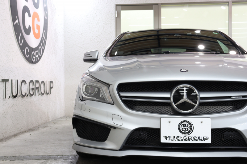 AMG CLAクラス CLA45 4MATIC ﾚｰﾀﾞｰｾｰﾌﾃｨPKG　中期 ｷｰﾚｽｺﾞｰ 黒本革 ﾊﾟﾉﾗﾏSR HDDﾅﾋﾞTV BT音楽 ﾊﾞｯｸｶﾒﾗ PTS ｷｾﾉﾝﾗｲﾄ AMG専用装備&ﾁｭｰﾆﾝｸﾞ 7AT　2年保証