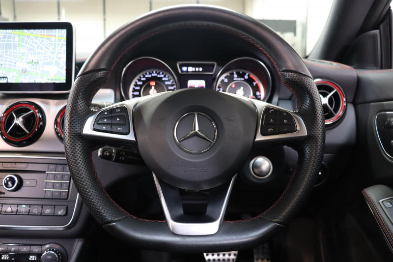 AMG CLAクラス CLA45 4MATIC ﾚｰﾀﾞｰｾｰﾌﾃｨPKG　中期 ｷｰﾚｽｺﾞｰ 黒本革 ﾊﾟﾉﾗﾏSR HDDﾅﾋﾞTV BT音楽 ﾊﾞｯｸｶﾒﾗ PTS ｷｾﾉﾝﾗｲﾄ AMG専用装備&ﾁｭｰﾆﾝｸﾞ 7AT　2年保証