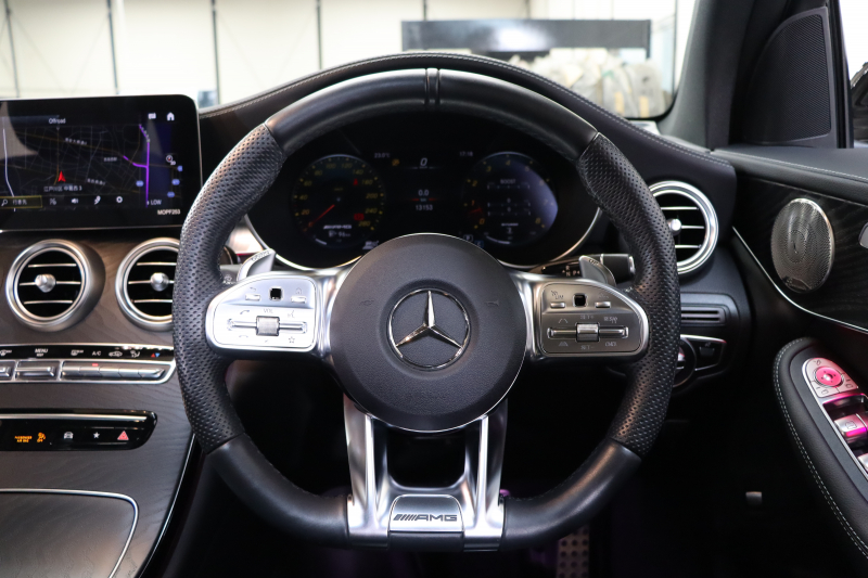 AMG GLC GLC43 4MATIC ﾚｻﾞｰｴｸｽｸﾙｰｼﾌﾞ&ﾚｰﾀﾞｰｾｰﾌﾃｨPKG　後期 ｷｰﾚｽｺﾞｰ 黒本革 ﾍﾞﾝﾁﾚｰﾀｰ ﾊﾟﾉﾗﾏSR ﾍｯﾄﾞｱｯﾌﾟD MBUXﾅﾋﾞTV BT音楽 ﾌﾞﾙﾒｽﾀｰ 360ｶﾒﾗ PTS LEDﾗｲﾄ ﾊﾝｽﾞﾌﾘｰA AMG専用装備&ﾁｭｰﾆﾝｸﾞ ｴｱｻｽ 9AT　2年保証