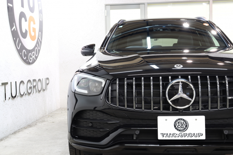 AMG GLC GLC43 4MATIC ﾚｻﾞｰｴｸｽｸﾙｰｼﾌﾞ&ﾚｰﾀﾞｰｾｰﾌﾃｨPKG　後期 ｷｰﾚｽｺﾞｰ 黒本革 ﾍﾞﾝﾁﾚｰﾀｰ ﾊﾟﾉﾗﾏSR ﾍｯﾄﾞｱｯﾌﾟD MBUXﾅﾋﾞTV BT音楽 ﾌﾞﾙﾒｽﾀｰ 360ｶﾒﾗ PTS LEDﾗｲﾄ ﾊﾝｽﾞﾌﾘｰA AMG専用装備&ﾁｭｰﾆﾝｸﾞ ｴｱｻｽ 9AT　2年保証