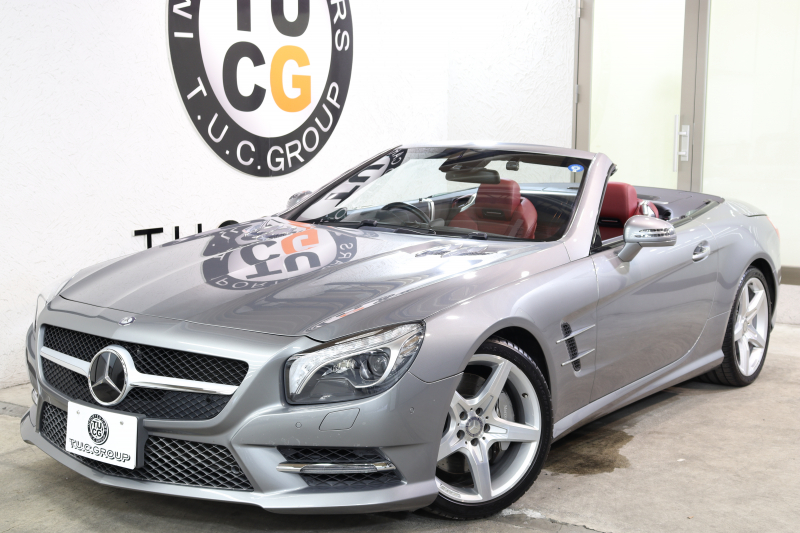 メルセデスベンツ SLクラス SL350 AMGｽﾎﾟｰﾂ&ﾚｰﾀﾞｰｾｰﾌﾃｨPKG　ｷｰﾚｽｺﾞｰ 赤本革 ｴｱｽｶｰﾌ ﾏｼﾞｯｸｽｶｲR HDDﾅﾋﾞTV BT音楽 ﾊﾞｯｸｶﾒﾗ PTS ｷｾﾉﾝﾗｲﾄ ﾊﾝｽﾞﾌﾘｰA AMGｴｱﾛ&19AW ﾄﾞﾗﾌﾄｽﾄｯﾌﾟ AMGｽﾎﾟｰﾂｻｽ 7AT　2年保証